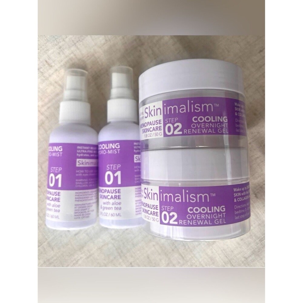 Skinimalism Menopause skincare Cooling Overnight Renewal Gel
